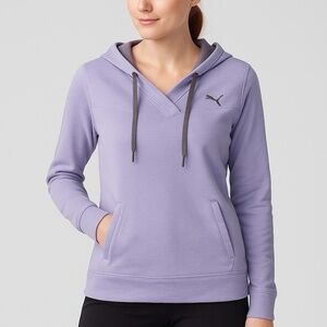 EUC PUMA Crossover Hoodie – Soft Lavender Purple – Size Small W52